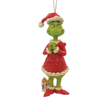 Grinch With Large Heart Ornament